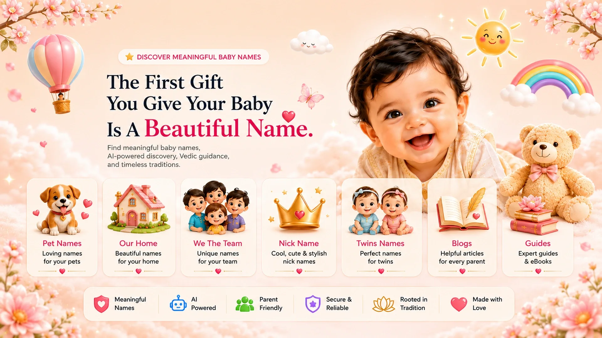 Explore Pet Names, Twins Names, Blogs, Guides and more with TotsName