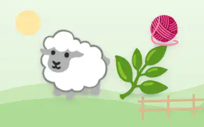 Illustration for Sheep Sound