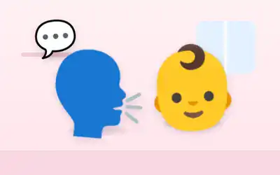 Illustration for Talking With Your Baby
