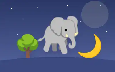 Illustration for Goodnight, Little Elephant
