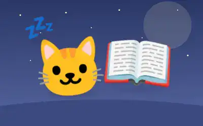 Illustration for The Kitten Who Wanted One More Story