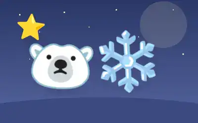 Illustration for The Polar Bear Cub and the Quiet Snow
