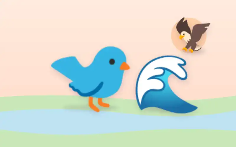 Illustration for The Plovers and the Proud Sea