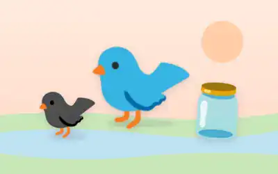 Illustration for The Quail, the Crow and the Pot of Curd