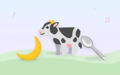 Illustration for Hey Diddle Diddle