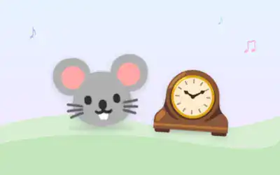 Illustration for Hickory Dickory Dock