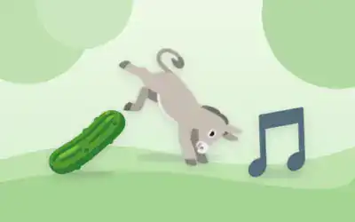 Illustration for The Musical Donkey
