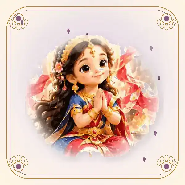 Illustration of Draupadi